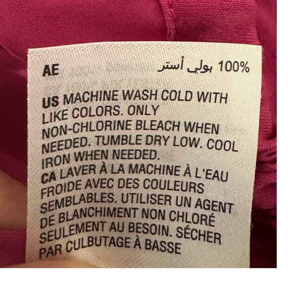 And Now This Fuchsia buttoned long sleeves blouse size Small - Picture 6 of 14